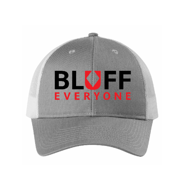 Bluff Everyone Grey/White Trucker Hat