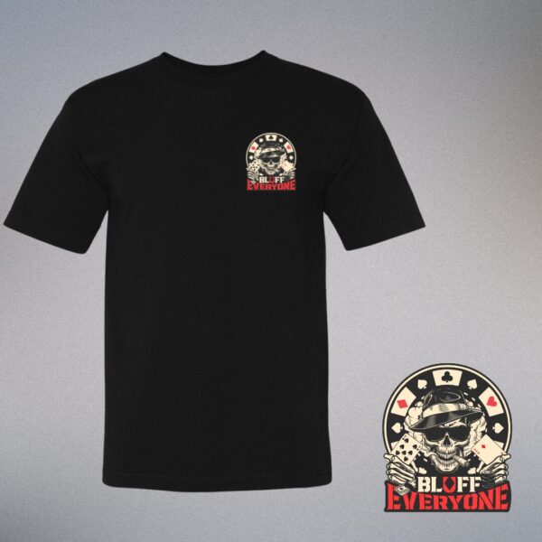 Bluff Everyone Smoking Skull Crew Shirt